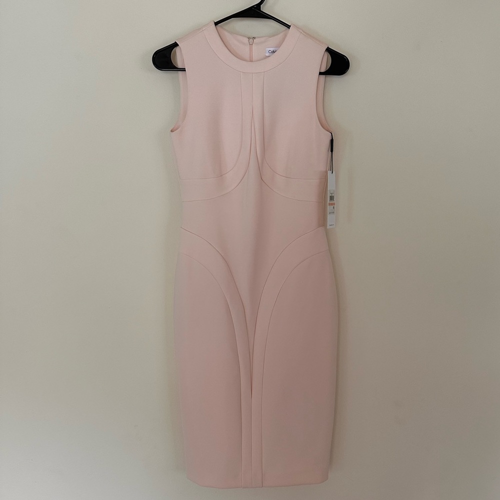 SOLD ON ANOTHER PLATFORM Calvin Klein Blush Pink Dress